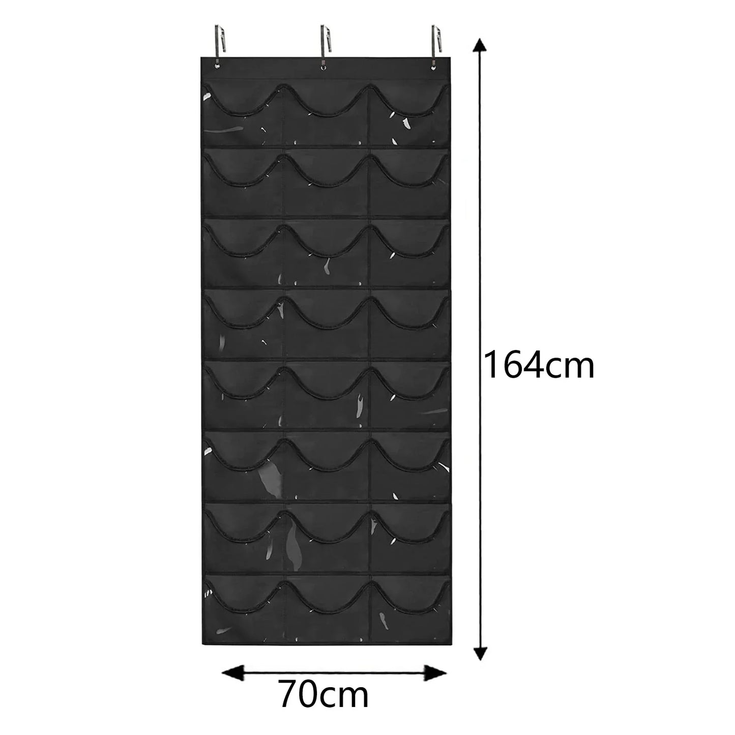Hut-Organizer mit 24 Taschen – Türhängeregal für Caps