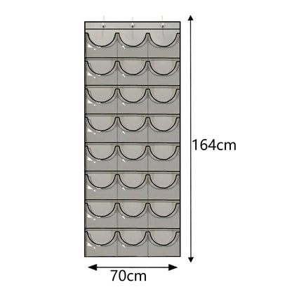 Hut-Organizer mit 24 Taschen – Türhängeregal für Caps