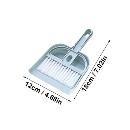 Tisch-Kehrset – Mini-Besen und Schaufel für saubere Oberflächen
