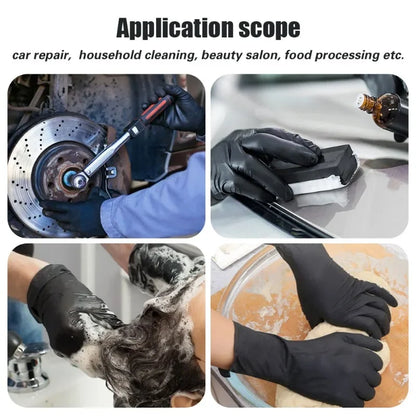 Einweghandschuhe Schwarz - 20 Stück
