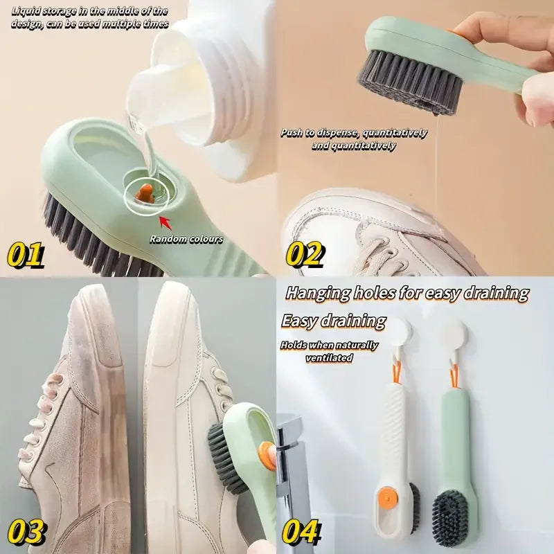 All-in-One Premium Reinigungsbürste – Sanft & Effektiv für Schuhe, Kleidung & Teppiche